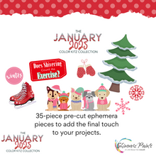 Load image into Gallery viewer, Color Kitz - The January 2025 Paper Kit