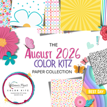 Load image into Gallery viewer, Color Kitz - The August 2026 Paper Collection