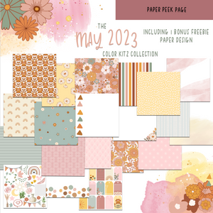 Color Kitz - The May Paint + Paper Bundle Collection