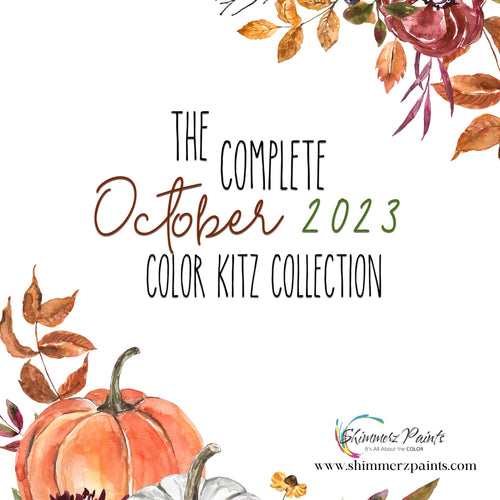 Color Kitz - The October Paint + Paper Bundle Collection