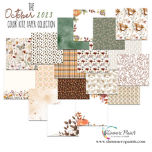 Load image into Gallery viewer, Color Kitz - The October Paint + Paper Bundle Collection