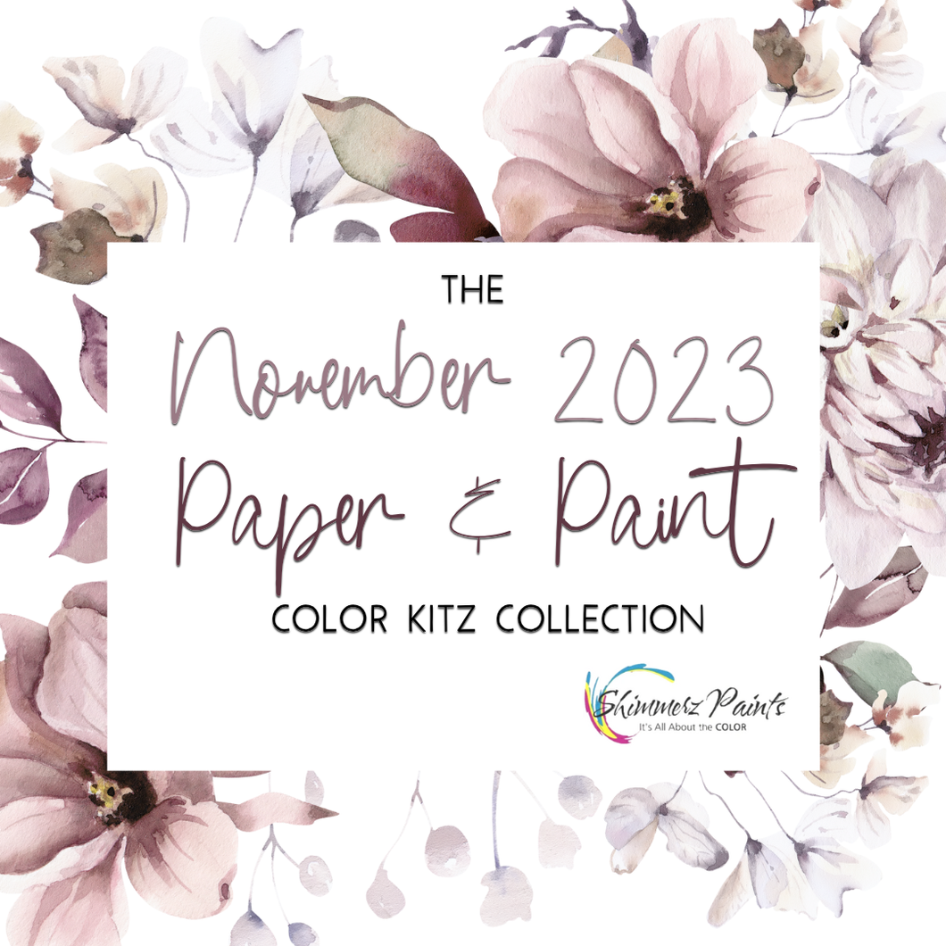 Color Kitz - The November Paint + Paper Bundle Collection