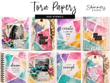 Load image into Gallery viewer, StencilZ - Torn Paperz