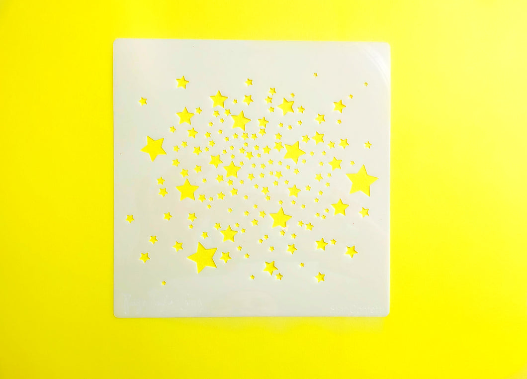 Stencilz - Star Confetti by Paige Taylor Evans