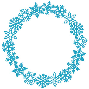 Cut Filez - Snowflake Wreath by Paige Taylor Evans