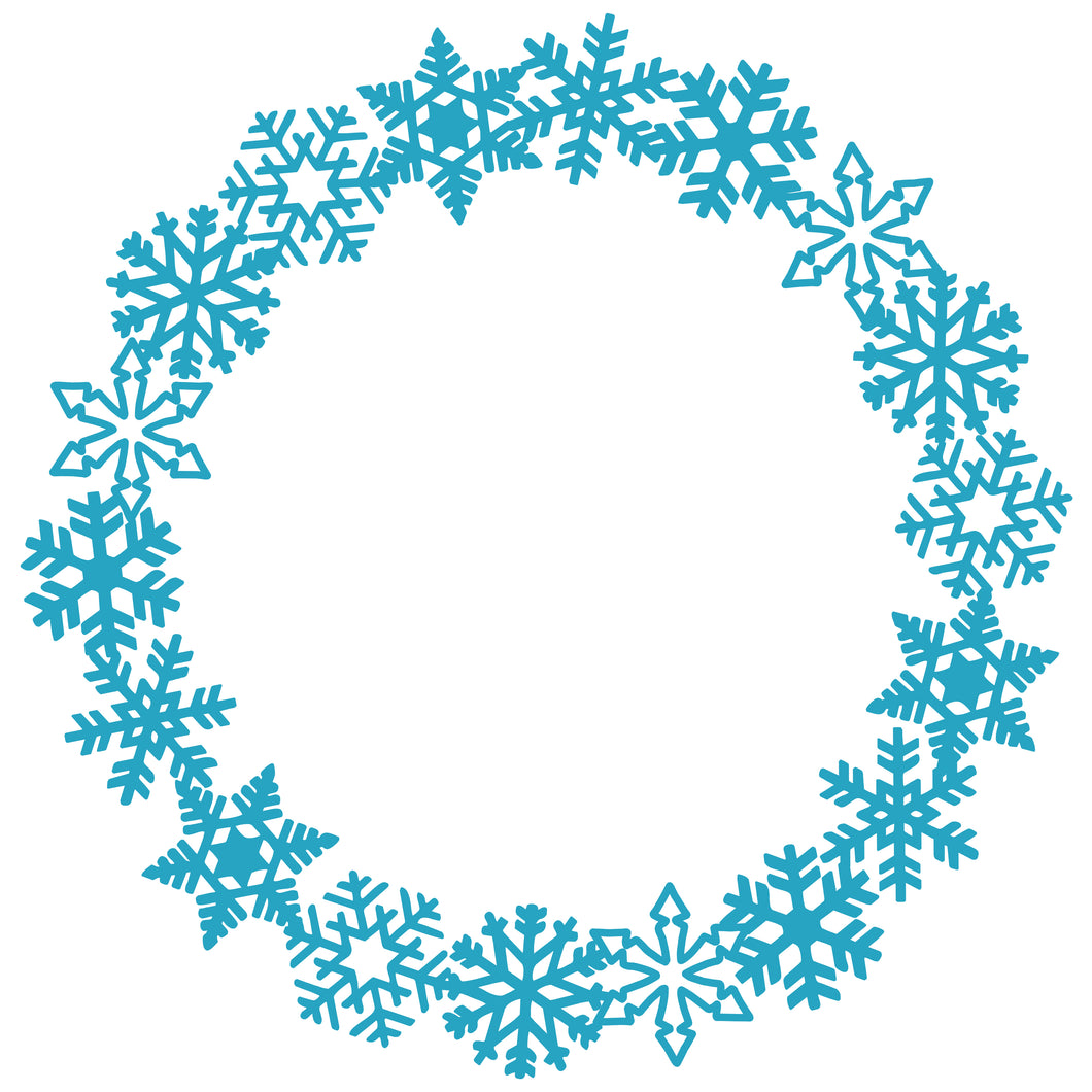 Cut Filez - Snowflake Wreath by Paige Taylor Evans