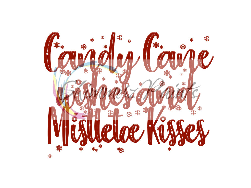 Cut Filez - Candy Cane Wishes & Mistletoe Kisses