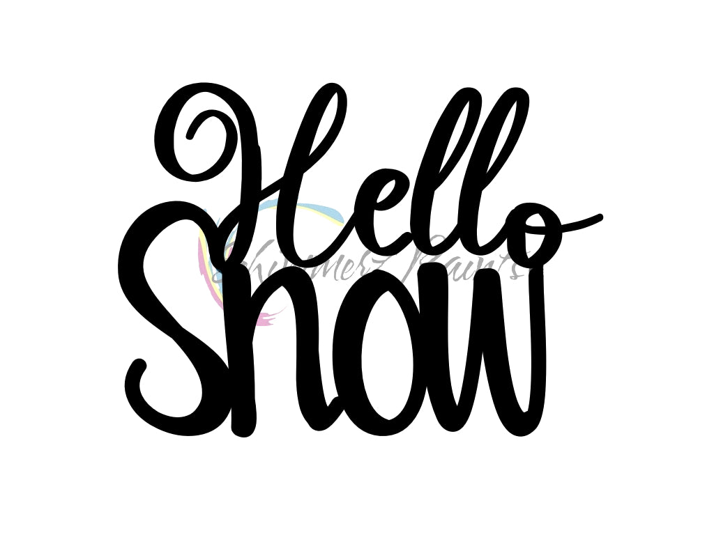 Cut Filez - Hello Snow