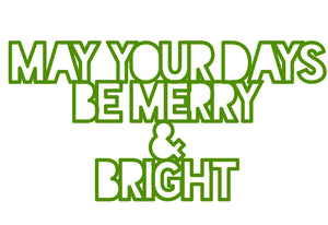 Cut Filez - Merry + Bright