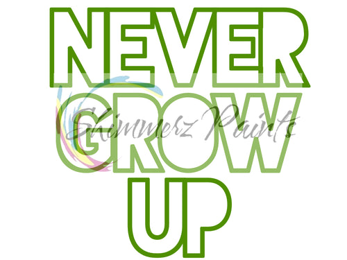 Cut Filez - Never Grow Up