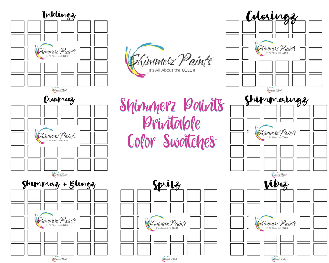 Color Chartz: PDF printable bundle.