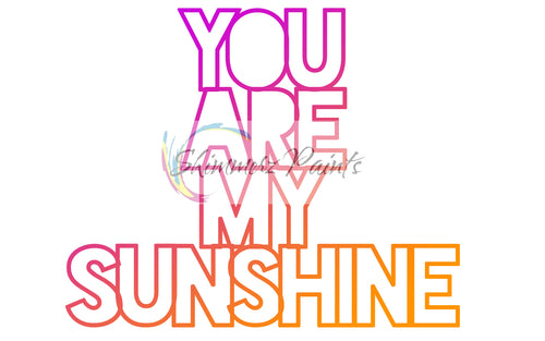 Cut Filez - You Are My Sunshine